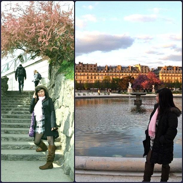 Paris Photograph - Love The Weather!! 👍😊 #europe2012 by Kelly Custodio Almulla