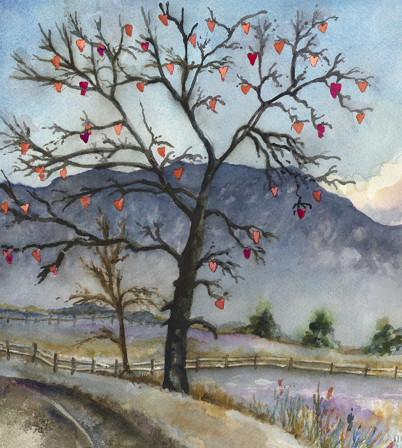 Love Warms Even the Coldest Day Painting by Anne Gifford