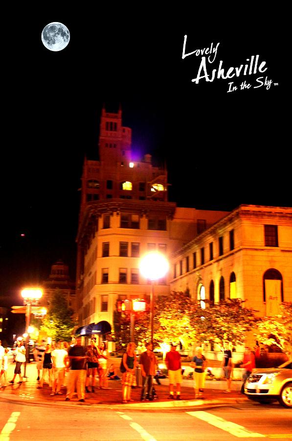 Lovely Asheville Night Downtown Photograph by Ray Mapp - Fine Art America