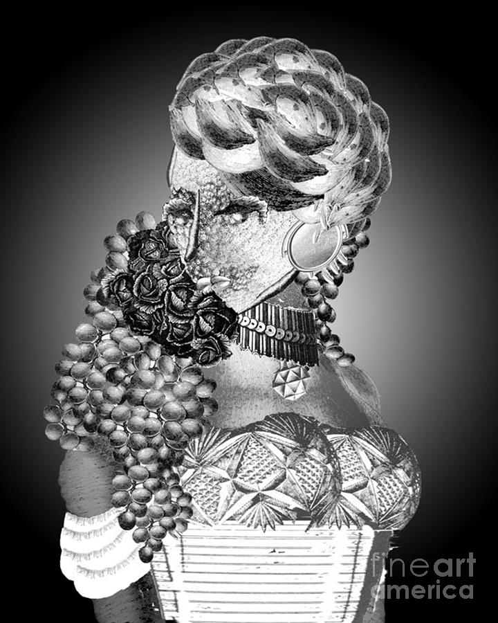 Collage Digital Art - Lovely Lady by Leigha Sherman