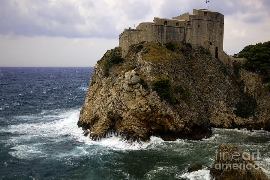 Lovrijenac Tower in Dubrovnik close up Photograph by Madeline Ellis