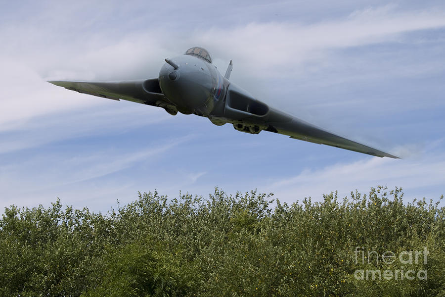 Low level Vulcan Photograph by Steev Stamford