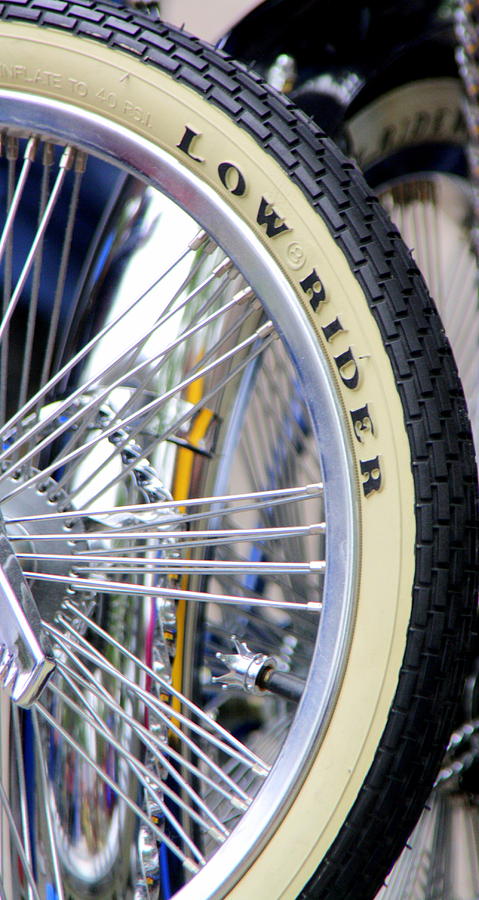 Low Rider and Silver Spokes Photograph by Tam Graff