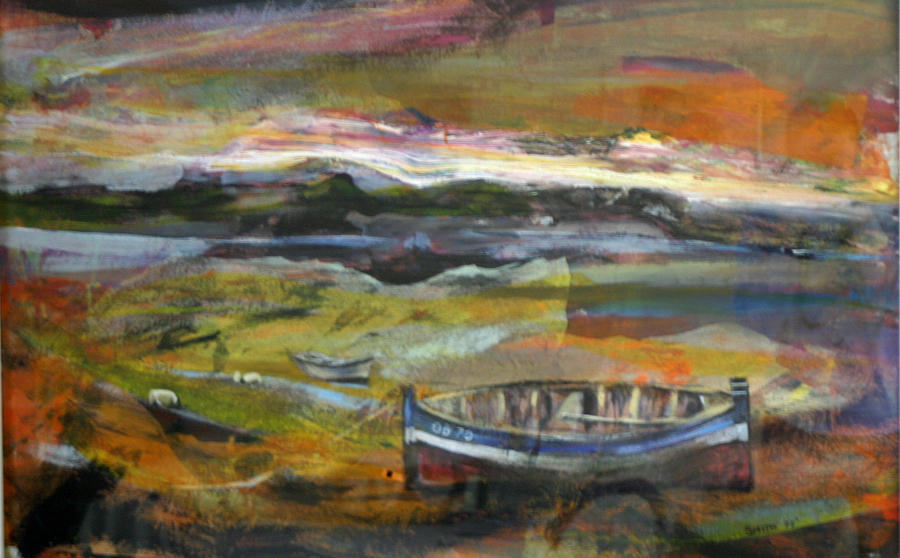 low tide loch Etive Painting by Tom Smith