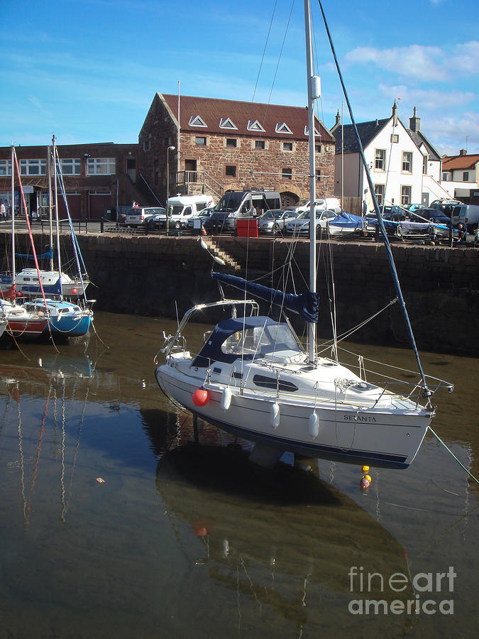 Low Tide North Berwick Harbour Photograph by Yvonne Johnstone