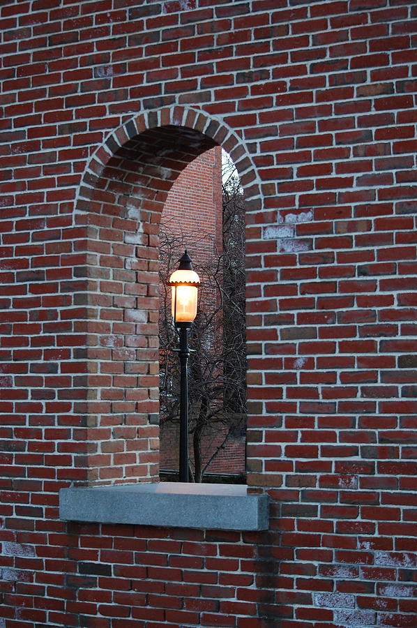 Lowell MA Brick Archway Photograph by Mary McAvoy