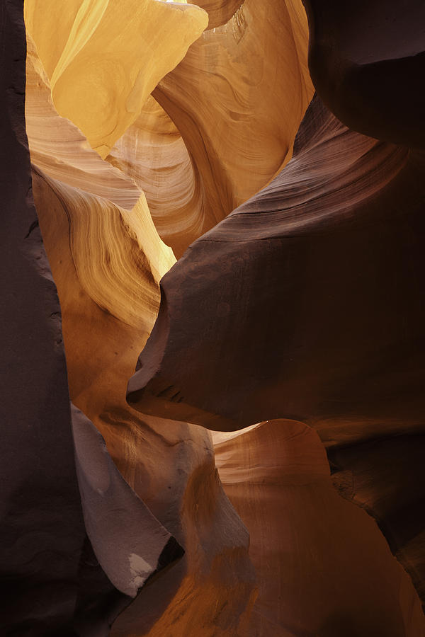 Lower Antelope Canyon Light Variations Photograph by Gregory Scott