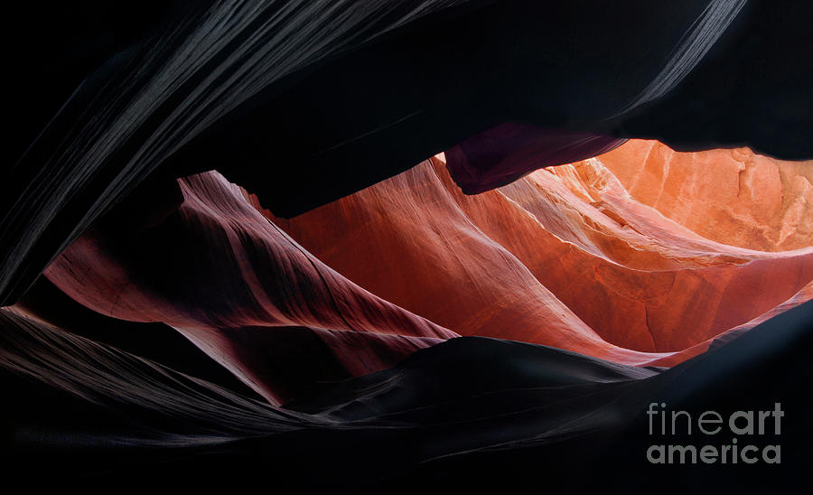 Lower Antelope Canyon View Photograph by Dave Mills