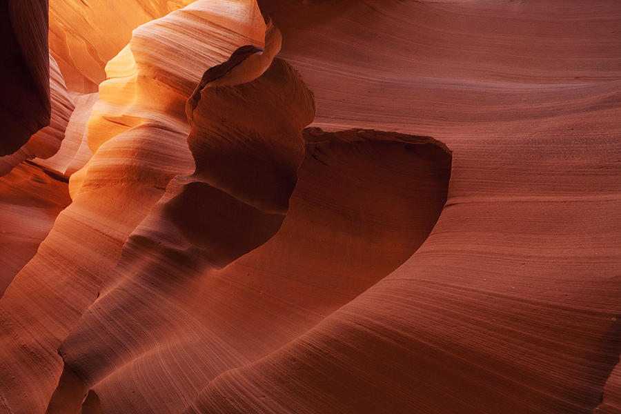 Lower Antelope Canyon Walls Photograph by Gregory Scott