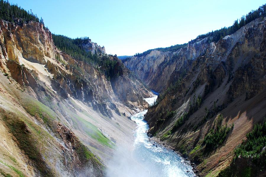 Lower falls - Yellowstone Photograph by Dany Lison