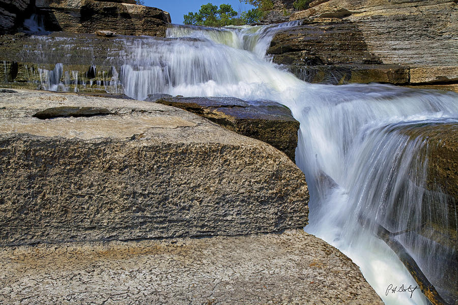 Summer Photograph - Lower Falls at Fourth Chute by Phill Doherty