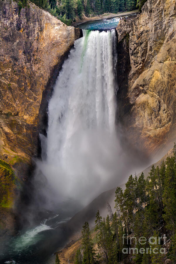 Yellowstone National Park Photograph - Lower Falls II by Robert Bales