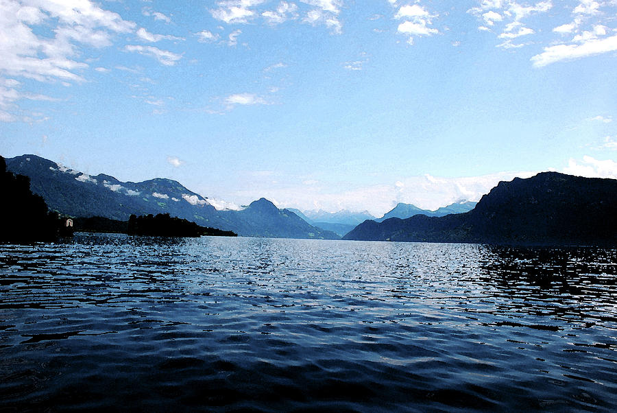 Lucerne Lake Photograph by Pravine Chester