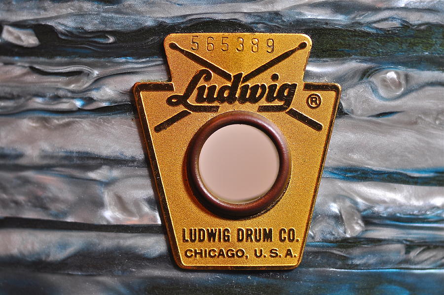 Ludwig Drums Photograph - Ludwig Drums Logo by William  Carson Jr