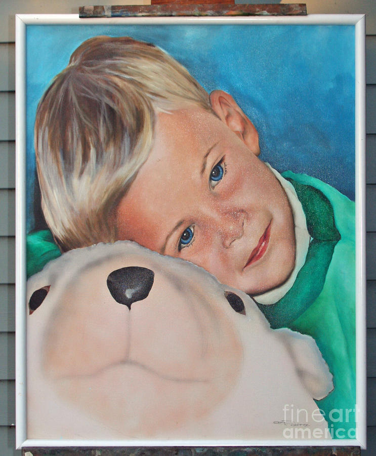 Luke Painting by Eileen Petre Luke Painting by Eileen Petre