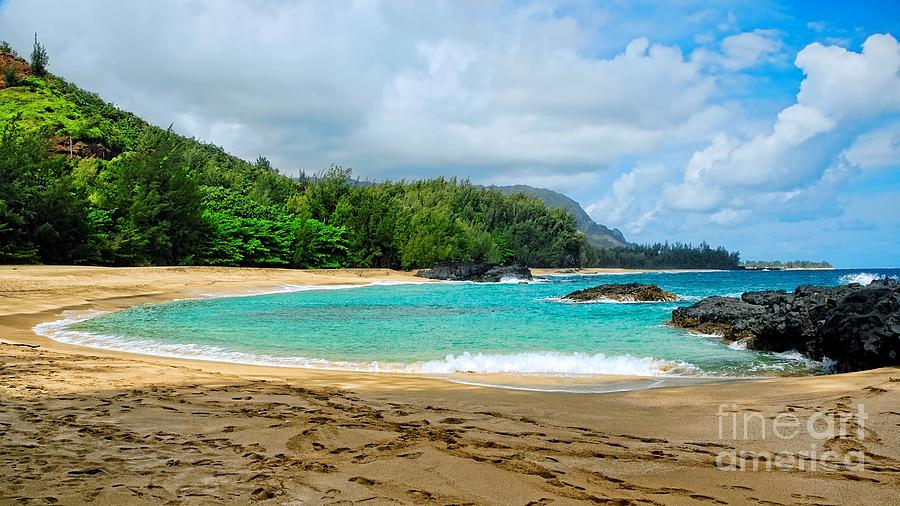 Lumahai Beach And Waikoka Bay - Kauai - Hawaii Photograph by JH Photo ...