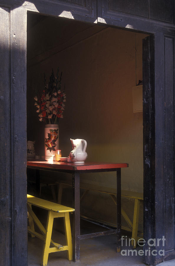 LUNCH NOOK San Miguel de Allende Mexico Photograph by John  Mitchell