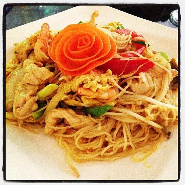 Lunch Photograph - #lunch #thai #singapore #noodle #yum by Adriana Ospina