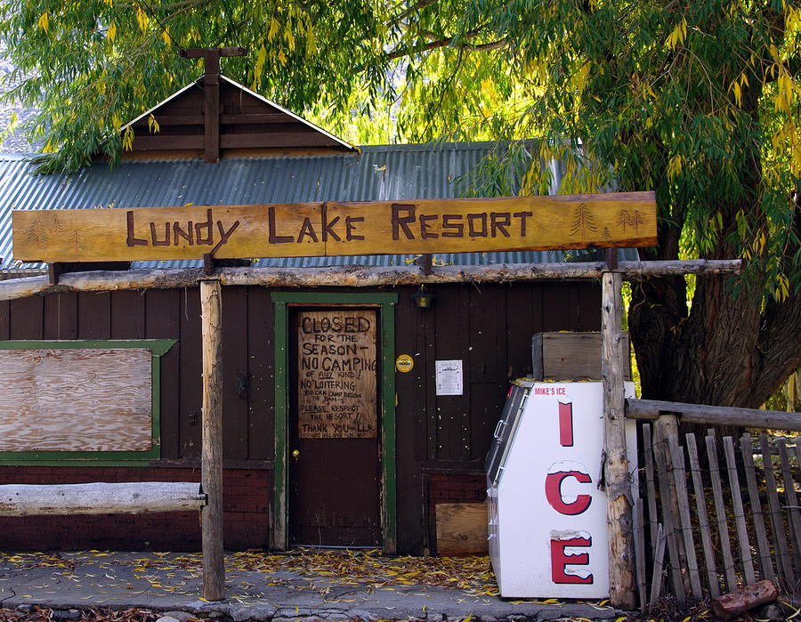 Lundy Lake Resort Cabin Photograph by Jeff Lowe
