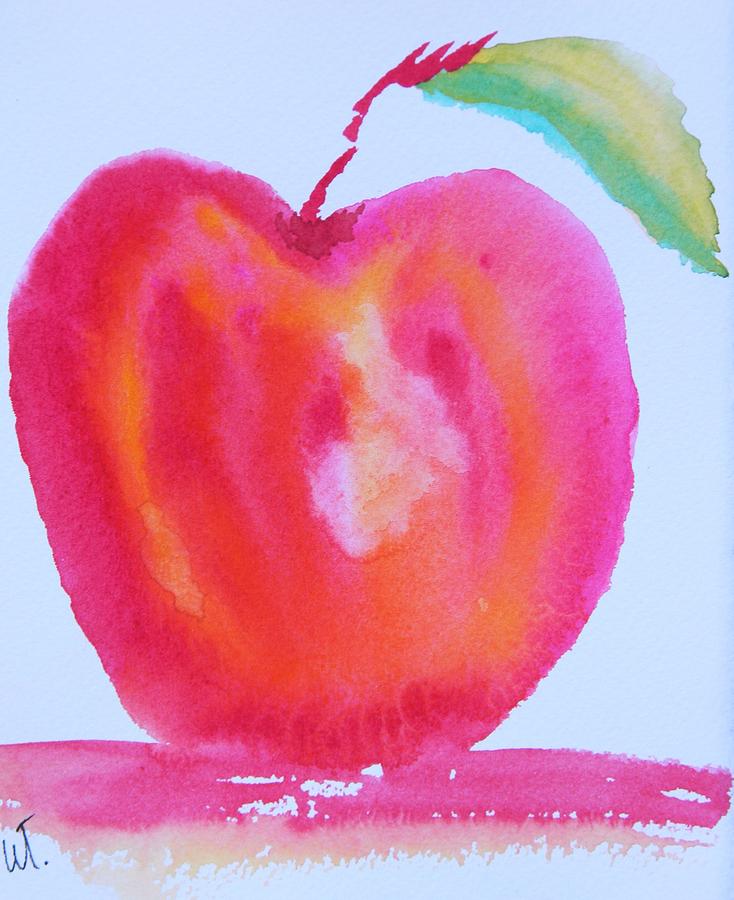 Lush Apple Painting by Warren Thompson