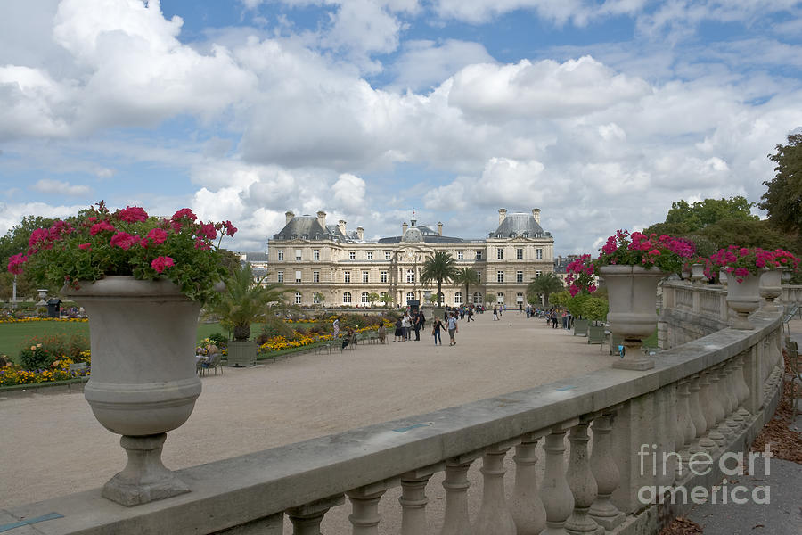 Luxembourg Garden and Palace Photograph by Fabrizio Ruggeri