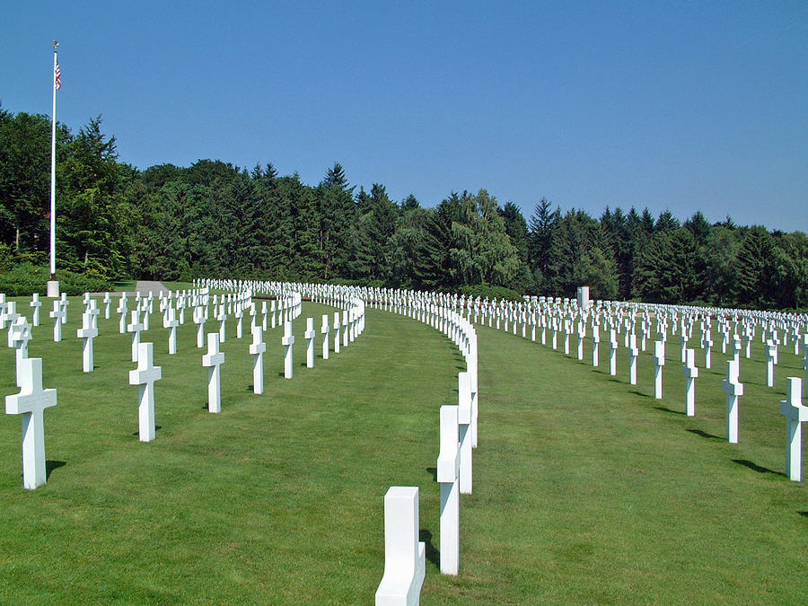 Luxembourg World War II American Cemetery  Photograph by Joseph Hendrix