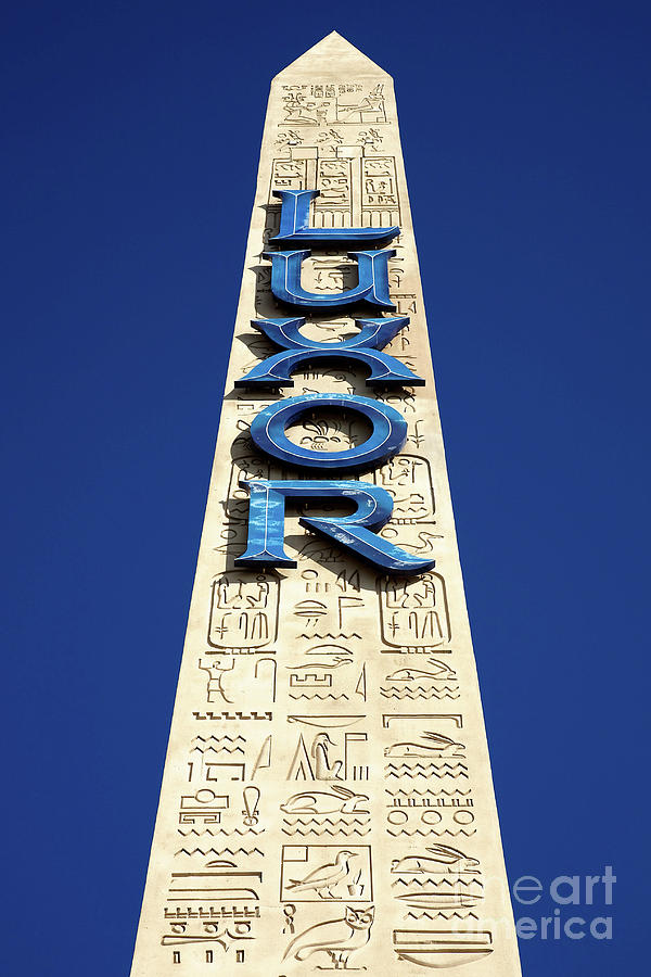 Luxor Las Vegas Obelisk Photograph by Kate McKenna