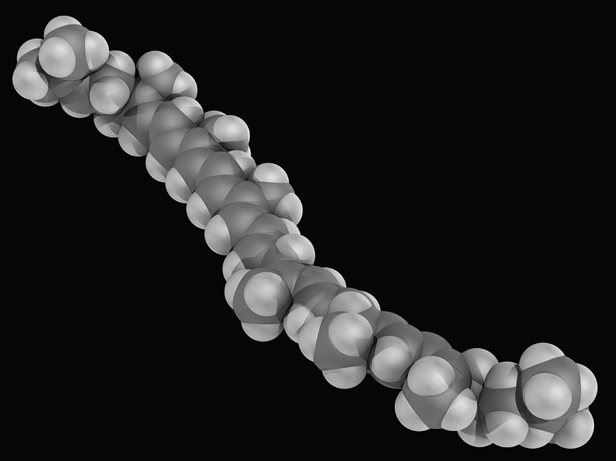 Lycopene Molecule Digital Art by Laguna Design