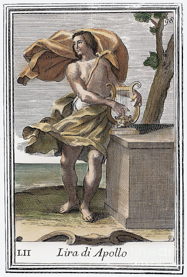 Lyre Photograph by Granger