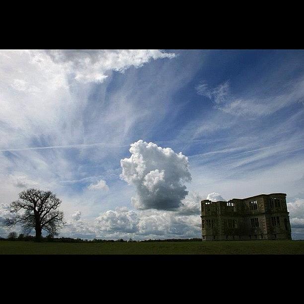Summer Photograph - Lyveden New Bield #cloud #sky #ruin by Chris Barber