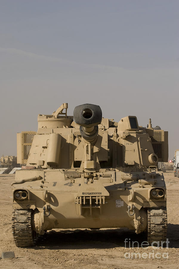 M109 Paladin, A Self-propelled 155mm Photograph by Terry Moore