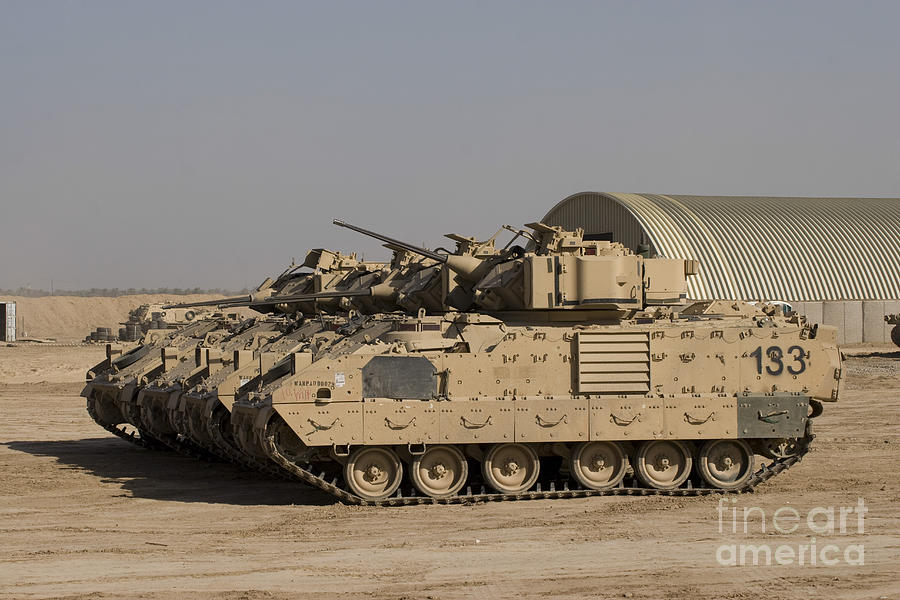 M2m3 Bradley Fighting Vehicles Photograph by Terry Moore