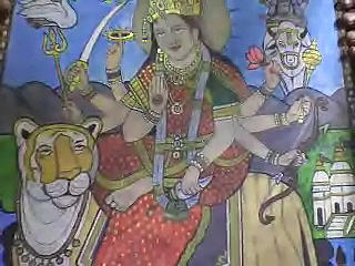 Maa Durga Painting - Maa Durga by Rameshwar Dhomne