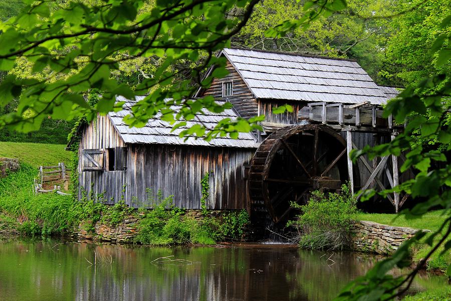 Mabry Mill Beyond the Tree Branches Photograph by Vickie Glenn - Fine ...