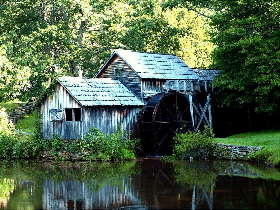 Mabry Mill Near Meadows Of Dan Blue Ridge Parkway Va Photograph by ...