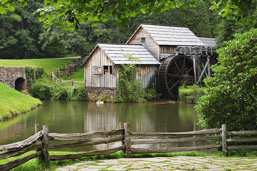 Mabry Mill  Virginia Photograph by Yves Marcoux