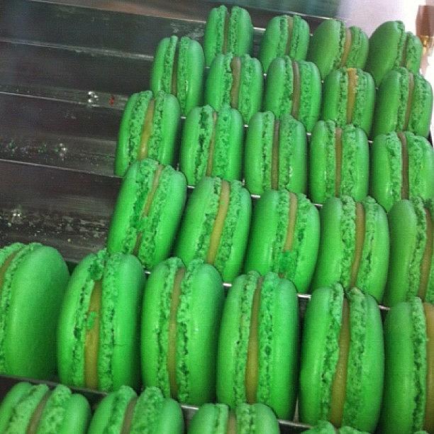 Foodies Photograph - Macaroons! Bottega Louie #iphoneography by Jennifer Augustine