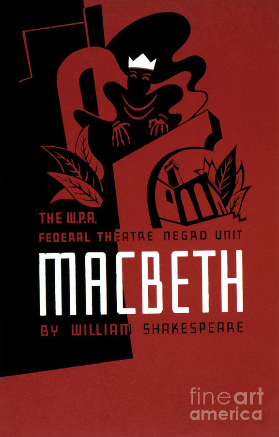 Macbeth Poster, 1936 Photograph by Granger