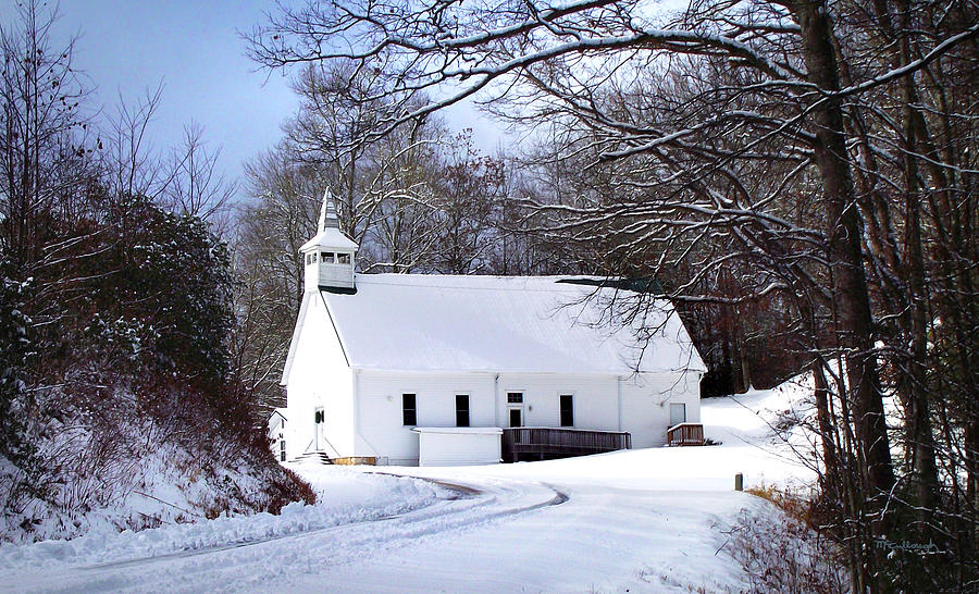 Macedonia Church in Winter Photograph by Duane McCullough