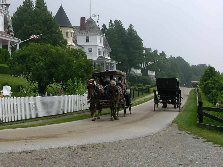 Mackinac Island West Bluff Drive Photograph by Keith Stokes