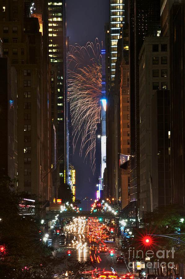 Macys Fireworks 2011 Photograph by Tom Callan