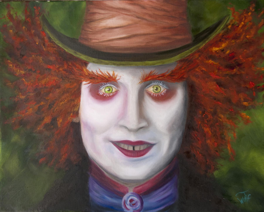 Mad as a Hatter Painting by Thea Wolff