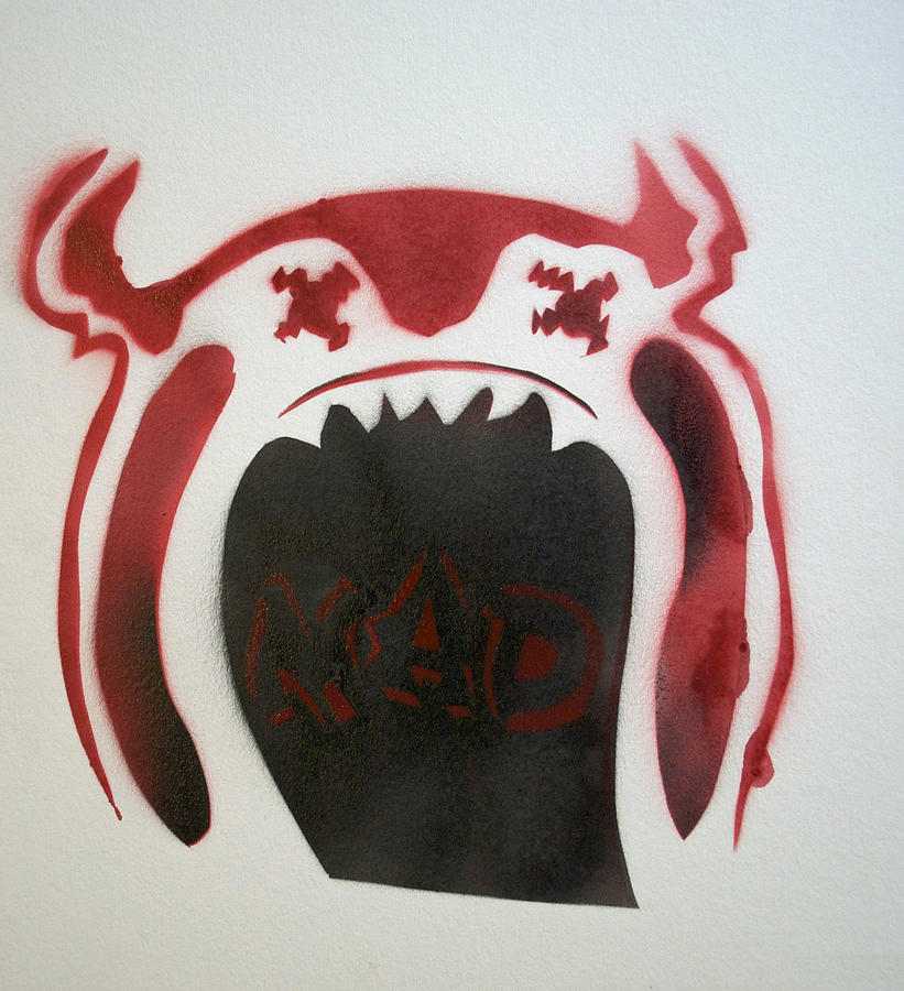 Mad O Rama Flamin Red Painting by Patricia Arroyo