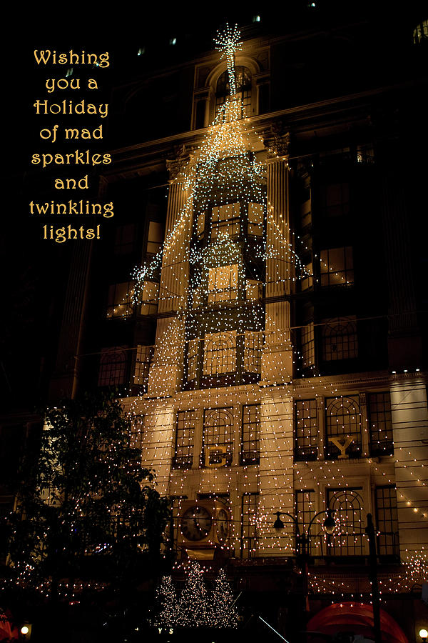 Mad Sparkles and Twinkling Lights Photograph by Lorraine Devon Wilke