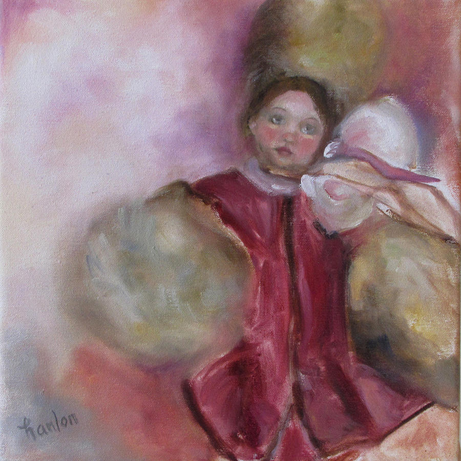 Doll Painting - Madame Alexander Cisette Doll by Susan Hanlon