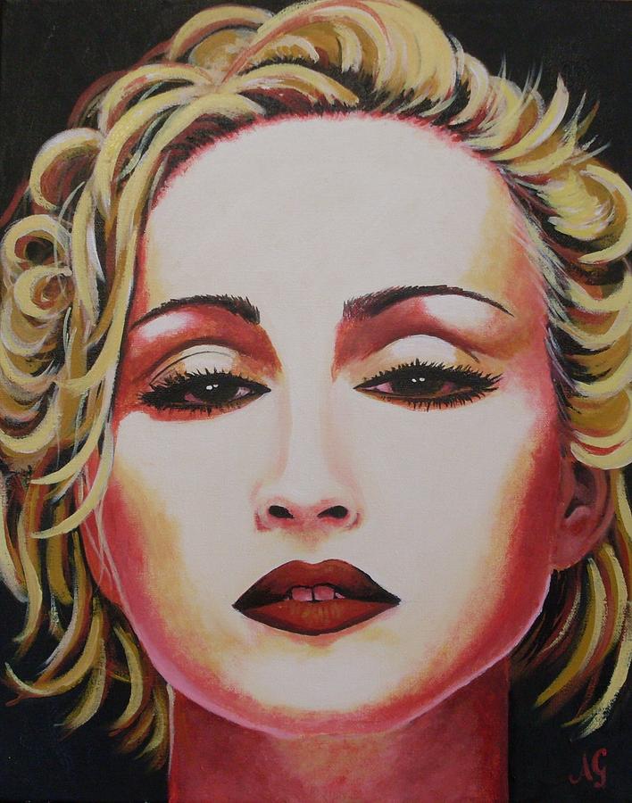 Madonna - Bonita Painting by Anne Gardner