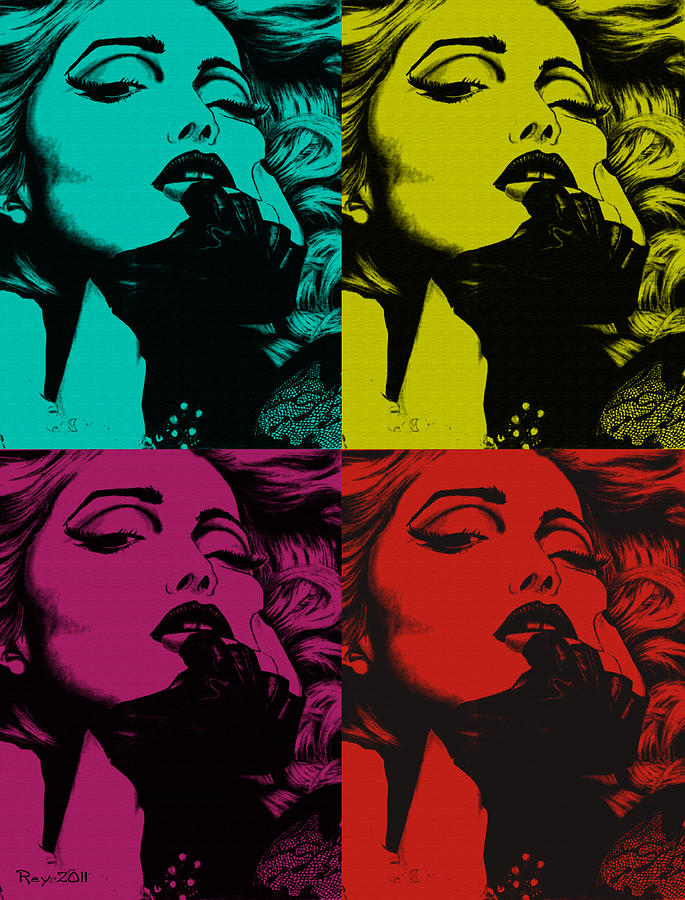 Madonna Mixed Media - Madonna by Ray Obregon