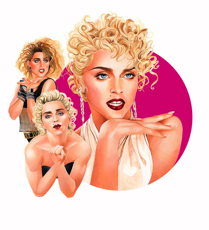 Madonna Painting by Steven Stines
