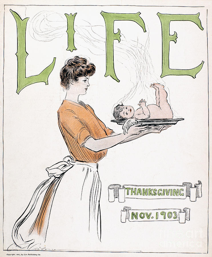 Life Magazine Cover, 1903 Drawing by Charles Dana Gibson