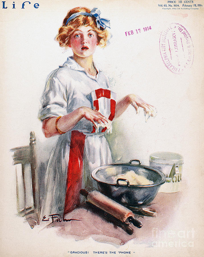 Life Magazine Cover, 1914 Drawing by Granger